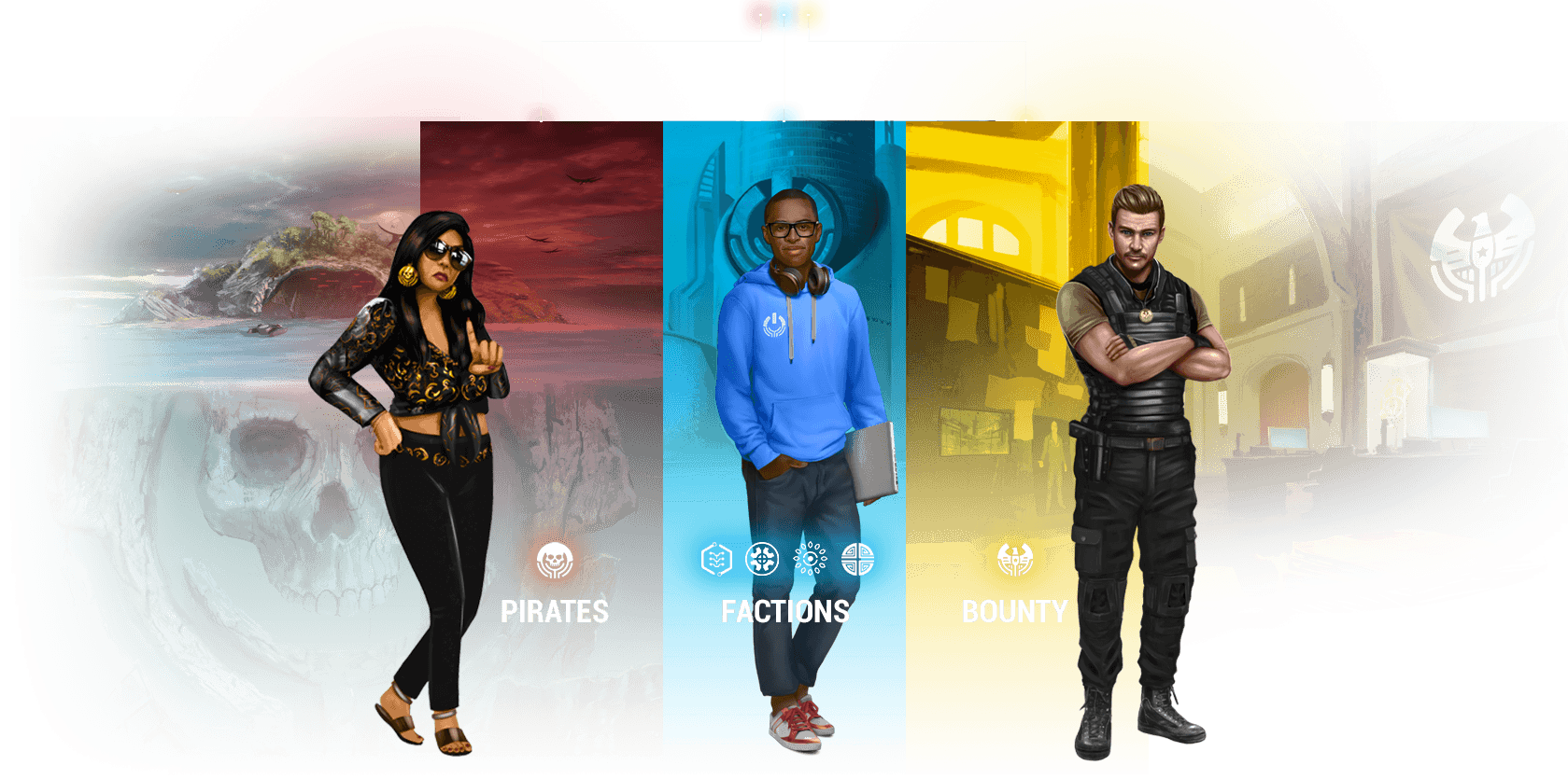 Cryptopia game factions